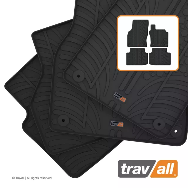 RUBBER CAR MATS for VOLKSWAGEN PASSAT SALOON EST ALLTRACK 2014 - 23