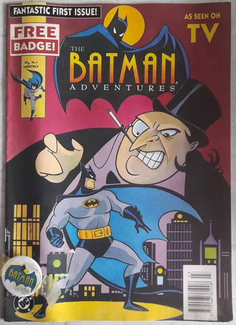 DC Fleetway Editions The Batman Adventures No1 (#1) with free gift 1991