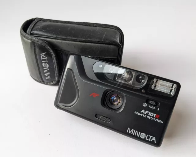 Vintage 1990's Minolta AF101 R - Compact 35mm Film Camera in Excellent Condition