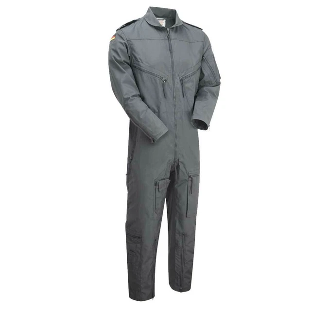 Flying Suit Jumpsuit Flight Military Pilot Air Style Coverall Zip Boiler Overall Orange
