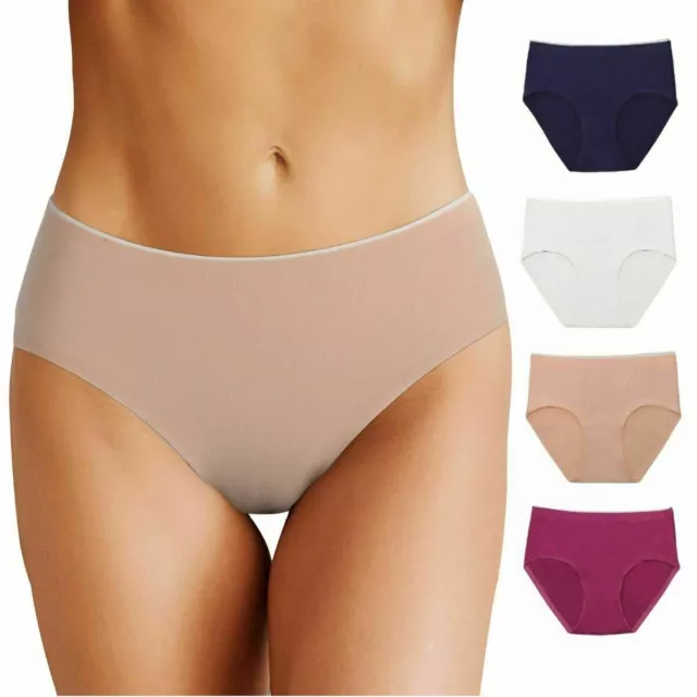 COTTON HIGH BRIEFS 6-Pack Panties Just My Size Underwear Tagless Cool  Comfort $17.62 - PicClick