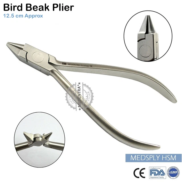 New Orthodontic Bird Beak Dental Arch Wire Braces Ligature Cutter Pliers New