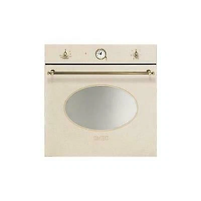 Smeg Sf800Avo Forno Da Incasso Ventilato 60 Cm Avana Estetica Coloniale Classe A