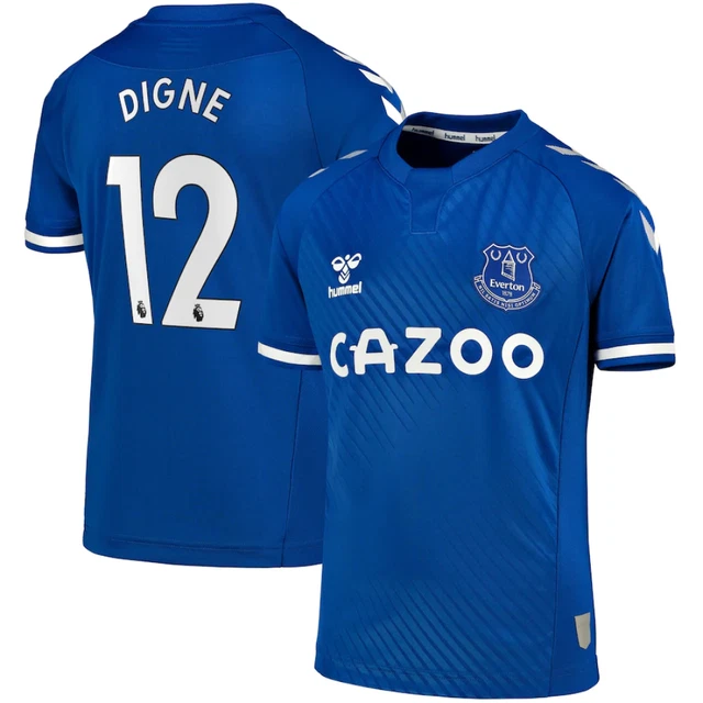 Camicia da calcio Everton bambino (taglia 9-10y) Hummel camicia casa - Digne 12 - nuova