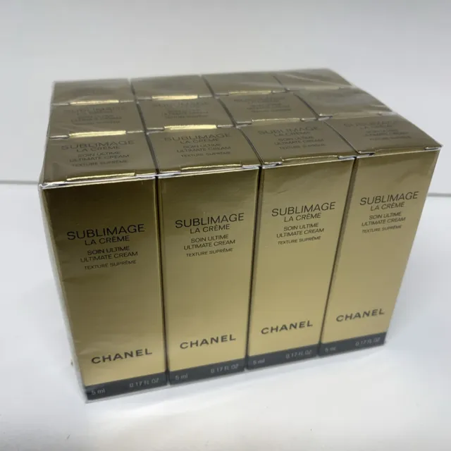 12 Chanel Sublimage La Creme TEXTURE SUPREME ultimate cream 0.16 oz / 5ml ea NIB