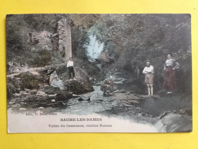 cpa BAUME les DAMES (Doubs) Vallée du CESSERANS, Vieilles Ruines