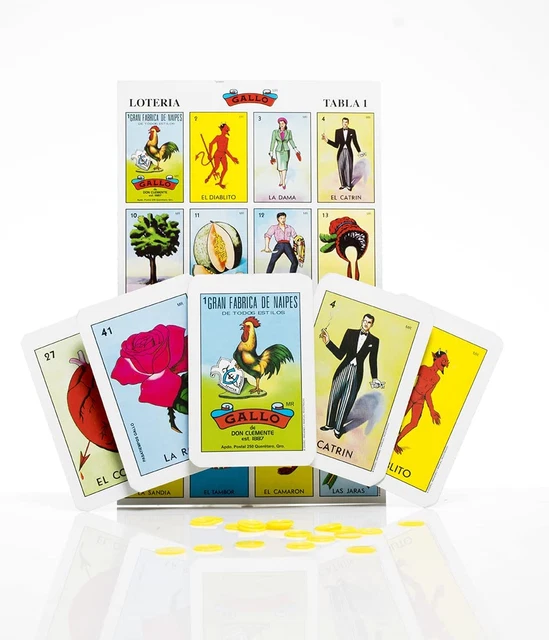 Don Clemente Autentica Loteria Mexican Bingo Set 20 Tablets Colorful and