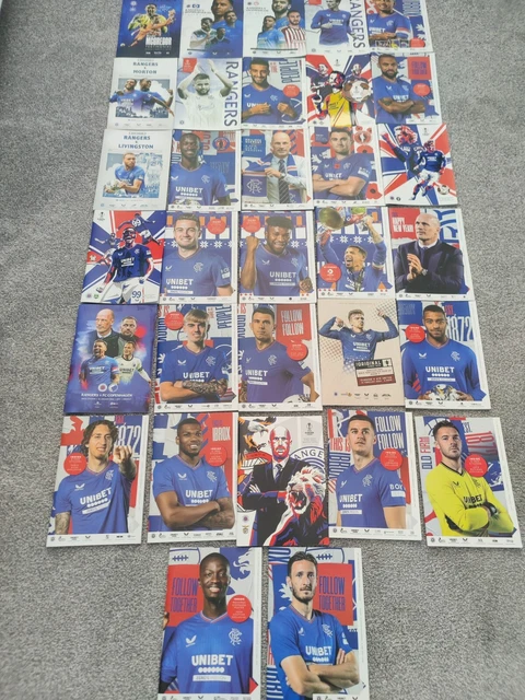 Carte Da Gioco Ufficiali Rangers FC - Mazzo Nuovo Sigillato, Merce Originale UK