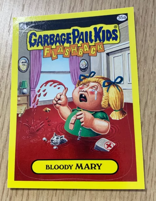 Garbage Pail Kids Flashback Series 3 Bloody Mary 35a Sticker/Card 2011 VGC