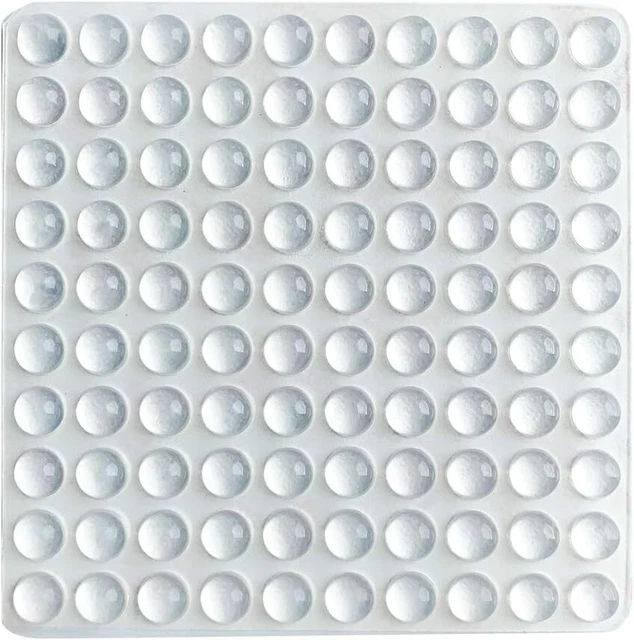 100 PCS Self-Adhesive Bumper Pads Hemispherical Shape Noise Dampening 8mmx4mm R