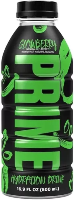 Prime Hydration Sports Drink di Logan Paul & KSI Glowberry - Bottiglia 500 ml