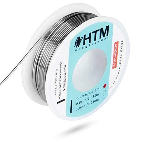 63/37 Rosin Core Tin Lead Solder Wire For Electrical Soldering0.3mm/50g