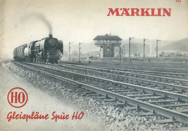 MARKLIN 1939 - Catalogue de plans n° 763  - (Trains miniatures)