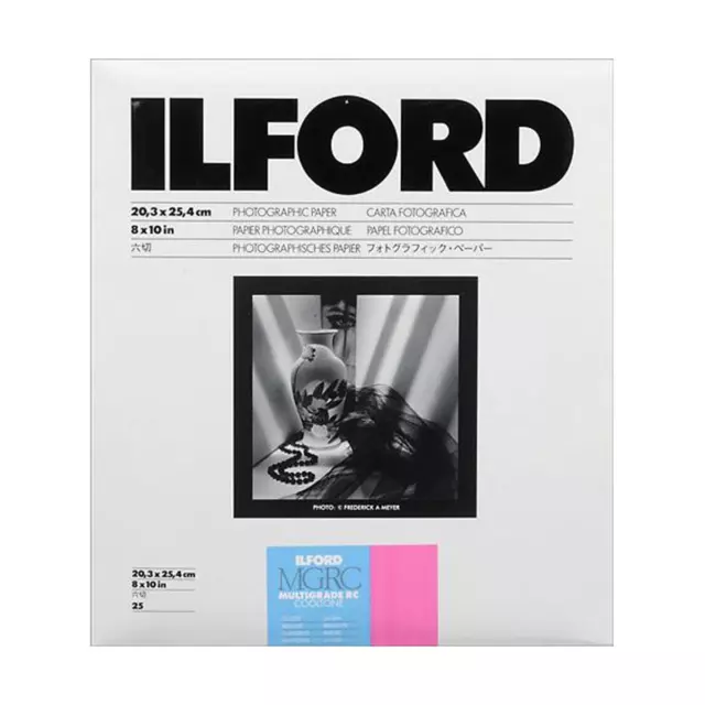 Ilford Multigrade RC Cooltone VC BW Enlarging Paper, Pearl, 8x10" - 25 Sheets