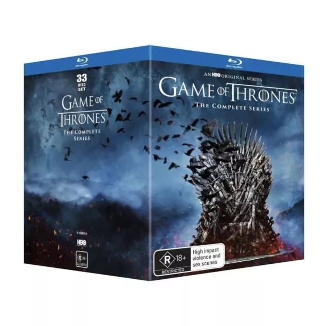 GAME OF THRONES : The Complete Series Seasons 1-8 : NEW Blu-Ray Box Set
