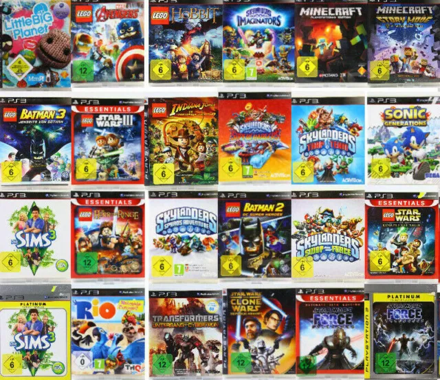 Sony PS3 Playstation 3 Logik Kinderspiele Star Wars Lego Sammlung zum Auswählen