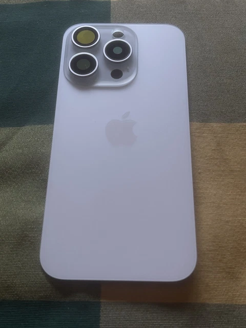 Vitre Arrière IPhone 15 Pro Max Avec NFC - Neuf, Lentille Intégrée, 1:1