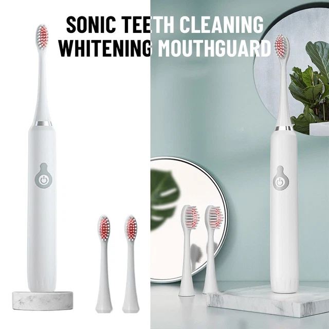 Spazzolino Elettrico Automatico Pulizia Orale Suono Spazzolino Denti