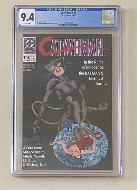 Catwoman 1989 #1 CGC 9.4 graded Dc Comics