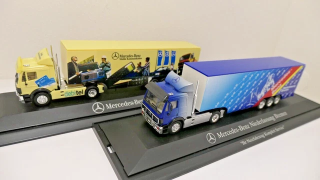 Trattore ELBA Modellismo Scala 1:87 MB SK'88 A 3 Assi Azzurro - In Vetrina