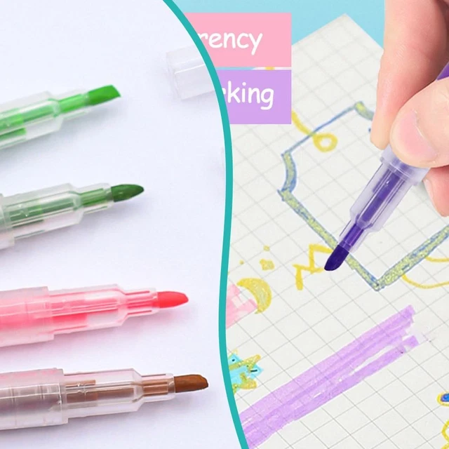 clés Marqueurs Ensemble de stylos à surligneur Stylo de couleur Soins oculaires