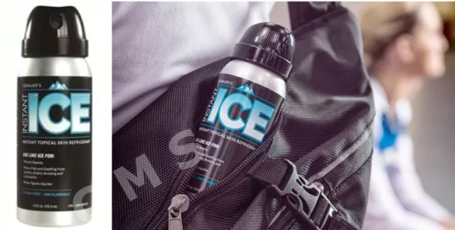 Gebauer Instant Ice Stream Spray 3,5 oz refrigerante tópico para la piel terapia deportiva EE. UU.