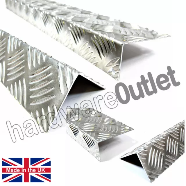 Chequer Plate Angle 1.5 mm Corner Protectors Step Repair Equal & Unequal Angles