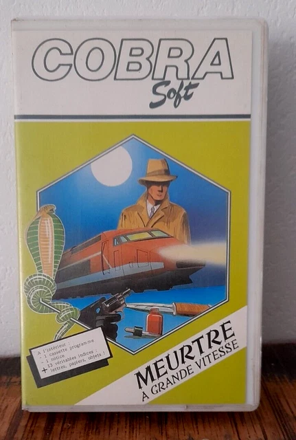 MEURTRE A GRANDE VITESSE - jeu disk testé Amstrad CPC 464 664 6128