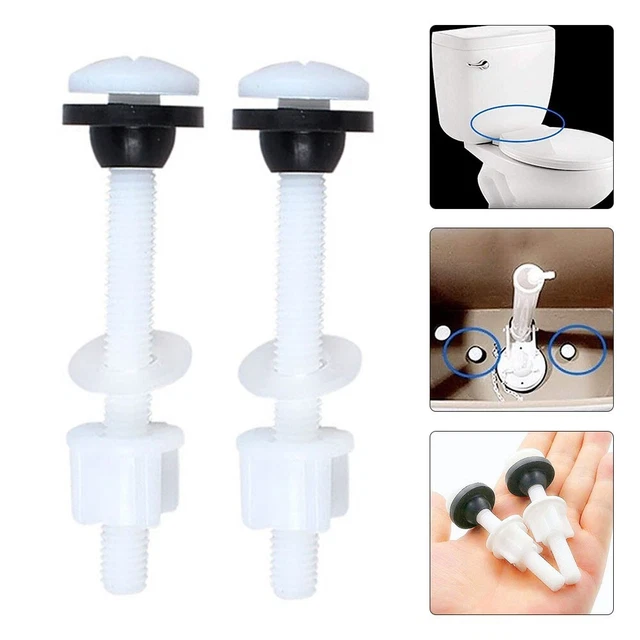 Installez et réparez votre toilette avec 2 pièces kit de vis de fixation rése
