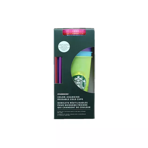 NEW STARBUCKS SUMMER 2022 Color Changing Cold Cups FREE SHIPPING $19.49 ...