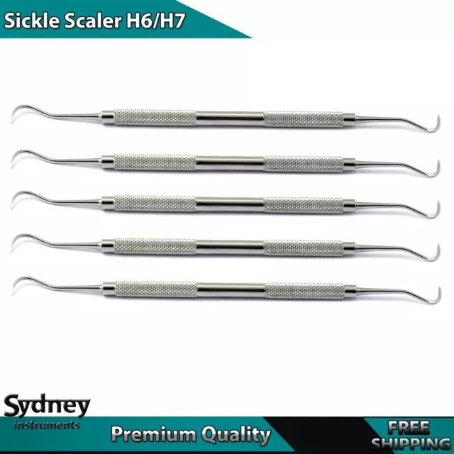 Dental Sickle Scaler Diagnostic Hygiene Tartar Remover Endodontic Instruments