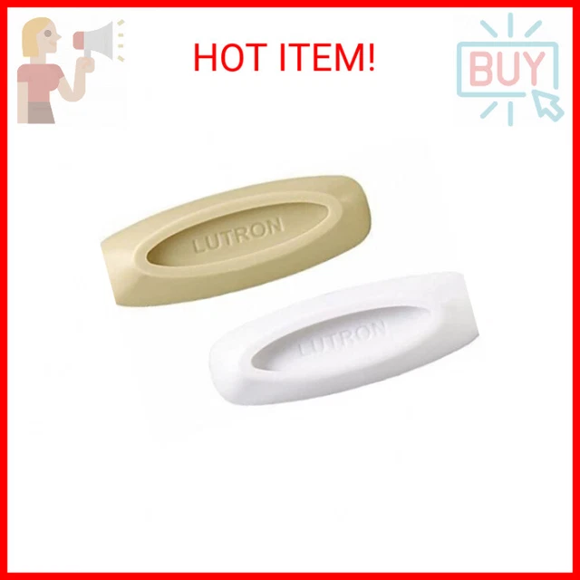 Lutron Skylark Dimmer Replacement Knob, SK-DK, White and Almond