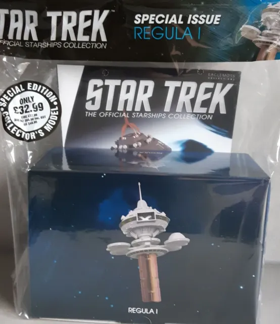 Star Trek Regula I Space Laboratory Modello Speciale 24 Eaglemoss Ingl. Rivista