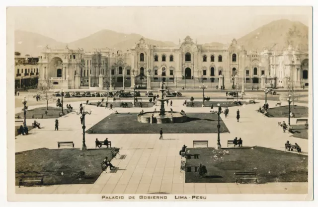 Palacio de Gobierno, Lima, Peru RPPC