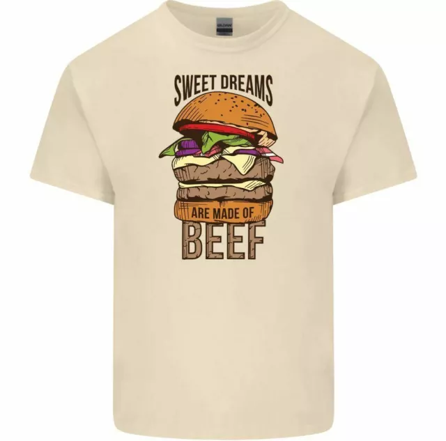 T-shirt divertente da uomo Food Sweet Dreams Are Made of Beef chef cucina barbecue 9
