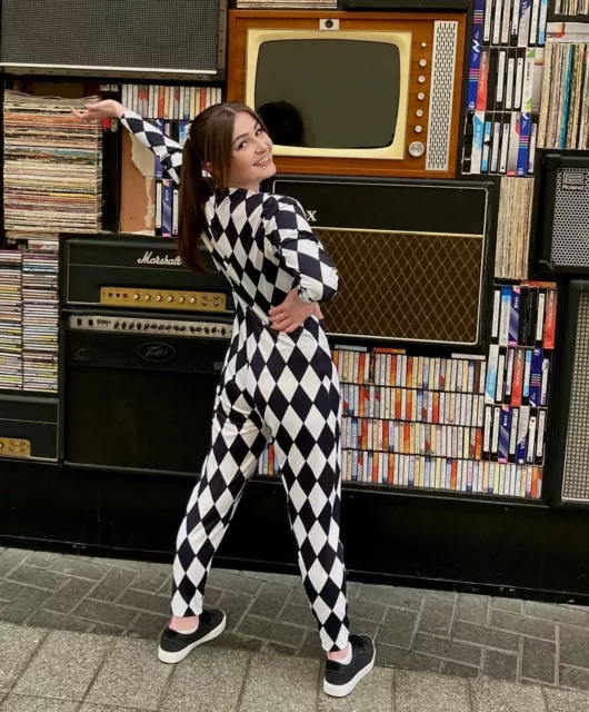 Freddie Mercury Queen Harlequin Costume