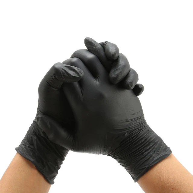Gants En Caoutchouc Texturés Gants En Caoutchouc 50pcs Pour Salon De Beauté