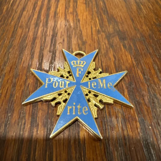 Pour le Merite - Imperial German Knights Cross - Blue Max Medal - WW I - Nice