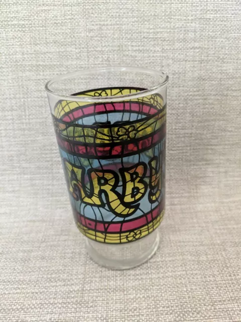 1970s Classic Vintage Arbys Restaurant Stained Glass Tumblers 14 Oz 2