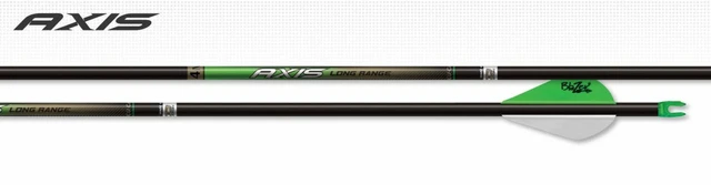 Easton 4MM Axis 400 Spline with 2" vanes  6 pack uncut