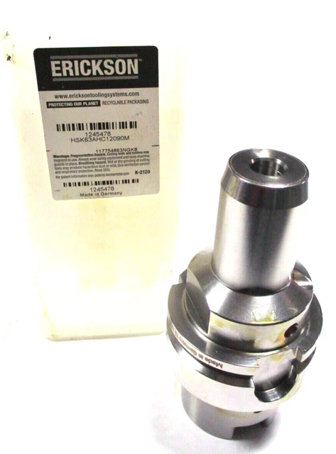 Erickson HSK-A-63 Hydrodehnfutter Supporto Ø12x90 HSK63AHC12090M Nuovo LD2430