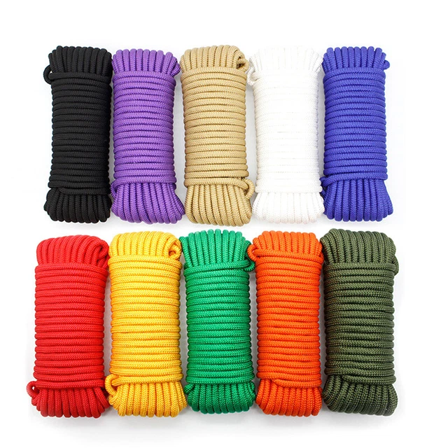10 METER BRAIDED Nylon Rope Washing Clothes Line Ropes Clotheslines ...