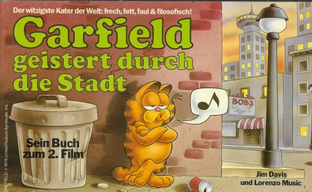 Garfield geistert durch die Stadt Sein Buch zum 2. Film 1985