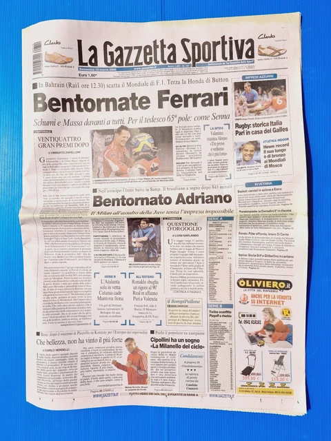 Gazzetta Dello Sport 3 Marzo 1981 Rapimento Quini Barcellona - Roma