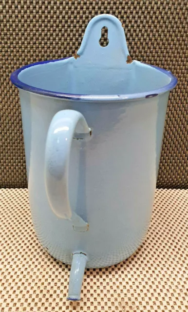 Antik Pressol Klistier Emaille -blau 2L Sammlung Oder Deko 2