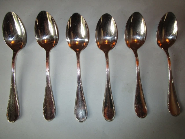 12 cuillères café métal argenté marqué SPAM Occasion H