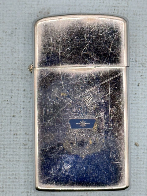 VINTAGE 1958 ZIPPO Lighter US Air Force 4082nd Strategic Wing 