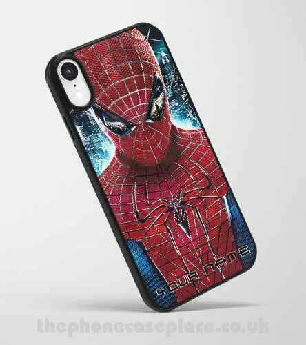 Personalised Spiderman Phone Cover - Hard plastic case