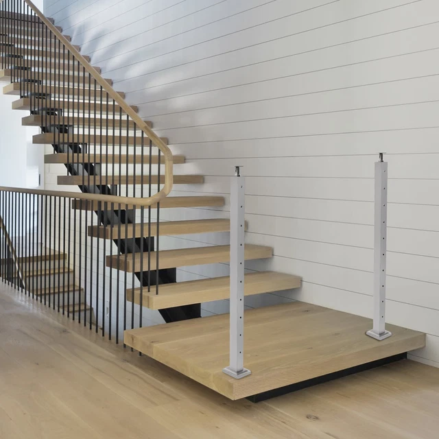 CABLE RAILING POST Deck Railing 42'' Tall Handrail with PreDrilled