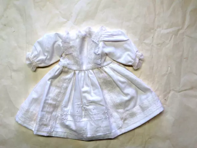 vêtement pour poupée ancienne Taille "Rosette"  35cm corps 27 cm Ref : 27 / 44